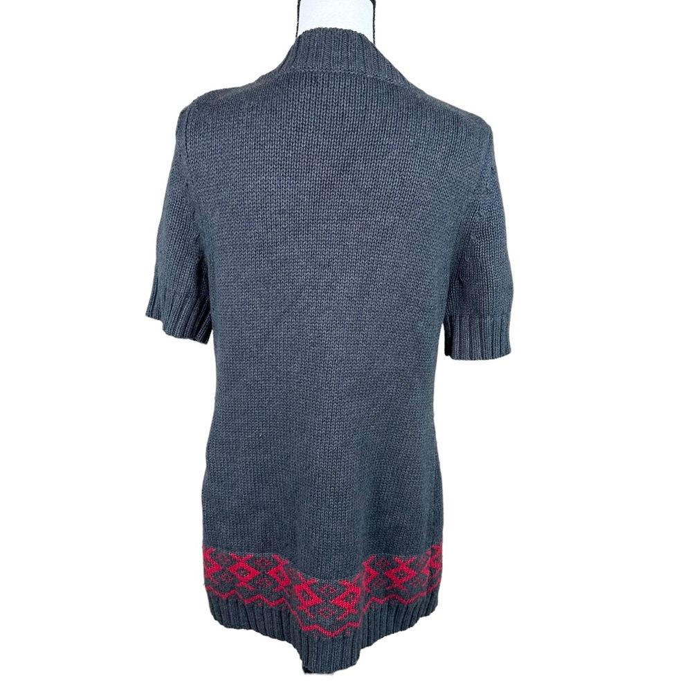 Banana Republic Gray Short Sleeve Sweater Cardigan - Picture 3 of 8